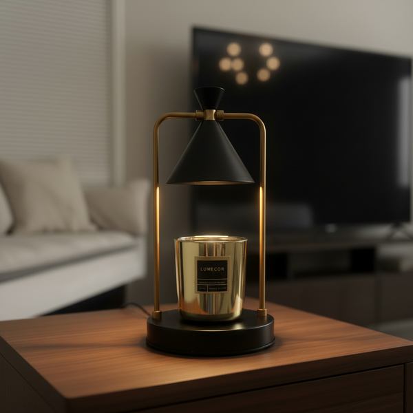 LUMECOR Candle Warmer - Square Dark